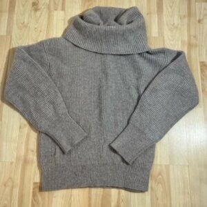 Malene Birger Womens Knitted Cashmere Blend Cowl Neck Sweater Size 34/Small